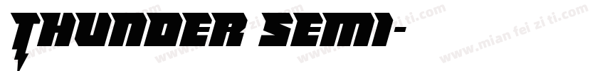 Thunder Semi字体转换